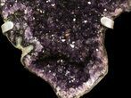 Amethyst Geode With Metal Stand - Super Color #50979-4